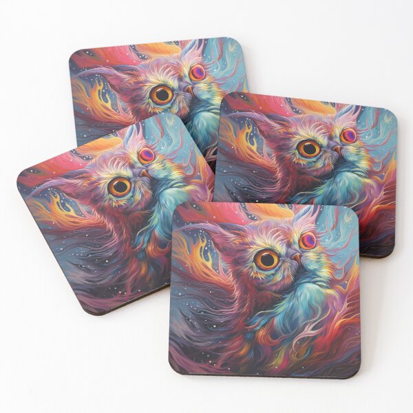 Item preview, “Feline-Owl Fusion” designed and sold by Art-Vortex-fr.