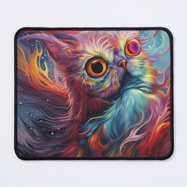 Item preview, “Feline-Owl Fusion” designed and sold by Art-Vortex-fr.