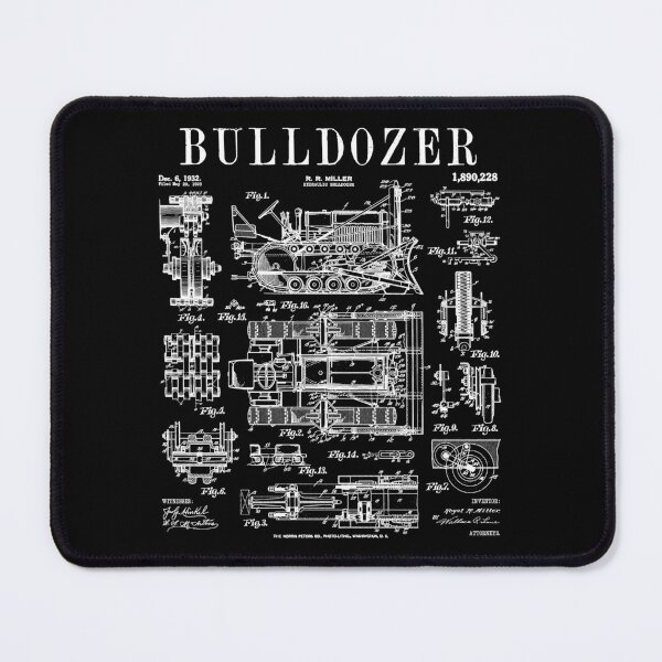 Item preview, Bulldozer Driver Heavy Equipment Operator Vintage Patent designed and sold by GrandeDuc.