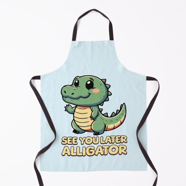 Item preview, See You Later Alligator! Kawaii Baby Alligator Cartoon designed and sold by PMCreative.