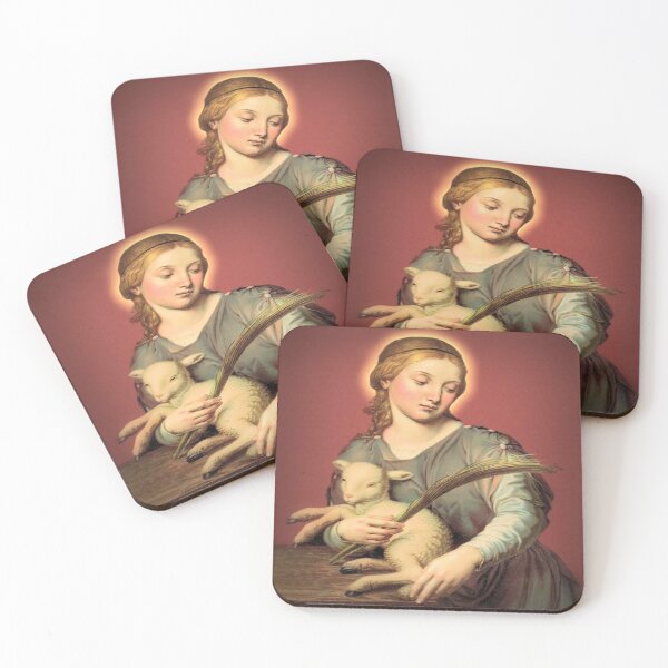 Item preview, Saint Agnes of Rome designed and sold by LitanyLane.