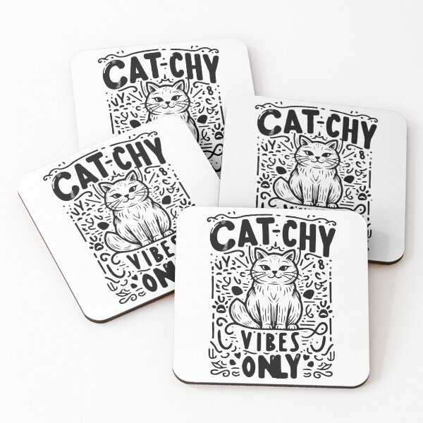 Item preview, Cat-chy Vibes Only designed and sold by SiMinDesigns.