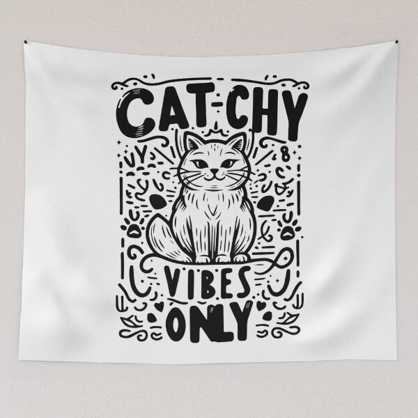 Item preview, Cat-chy Vibes Only designed and sold by SiMinDesigns.