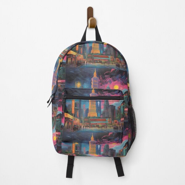 Item preview, Taipei 101 - Neon Days - In the style of Van Gogh designed and sold by TheHappyK.