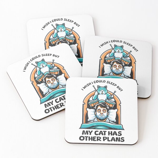Item preview, I Wish I Could Sleep But My Cat Has Other Plans designed and sold by QuirkPrint.