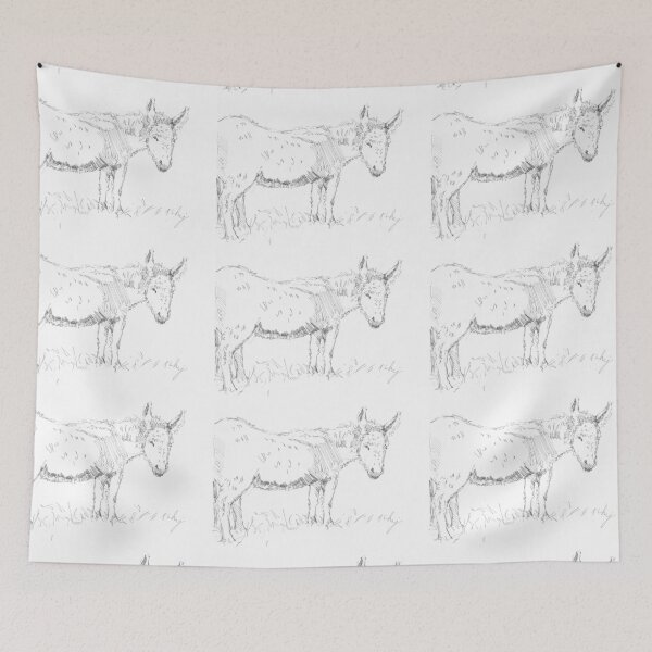 Item preview, Donkey drawing ink designed and sold by MikeJory.