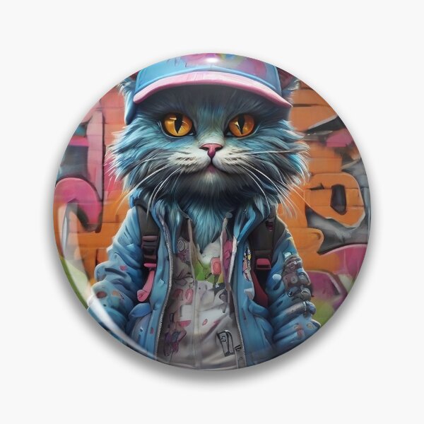 Item preview, Graffiti Cat designed and sold by ProfArtStudio.