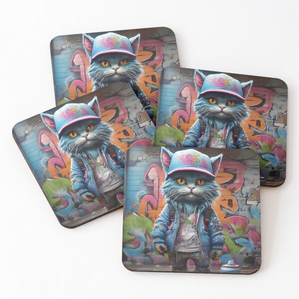 Item preview, Graffiti Cat designed and sold by ProfArtStudio.
