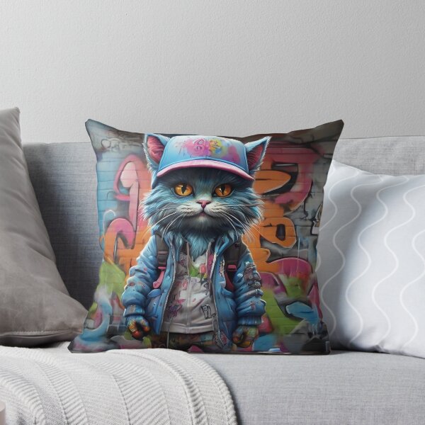 Item preview, Graffiti Cat designed and sold by ProfArtStudio.