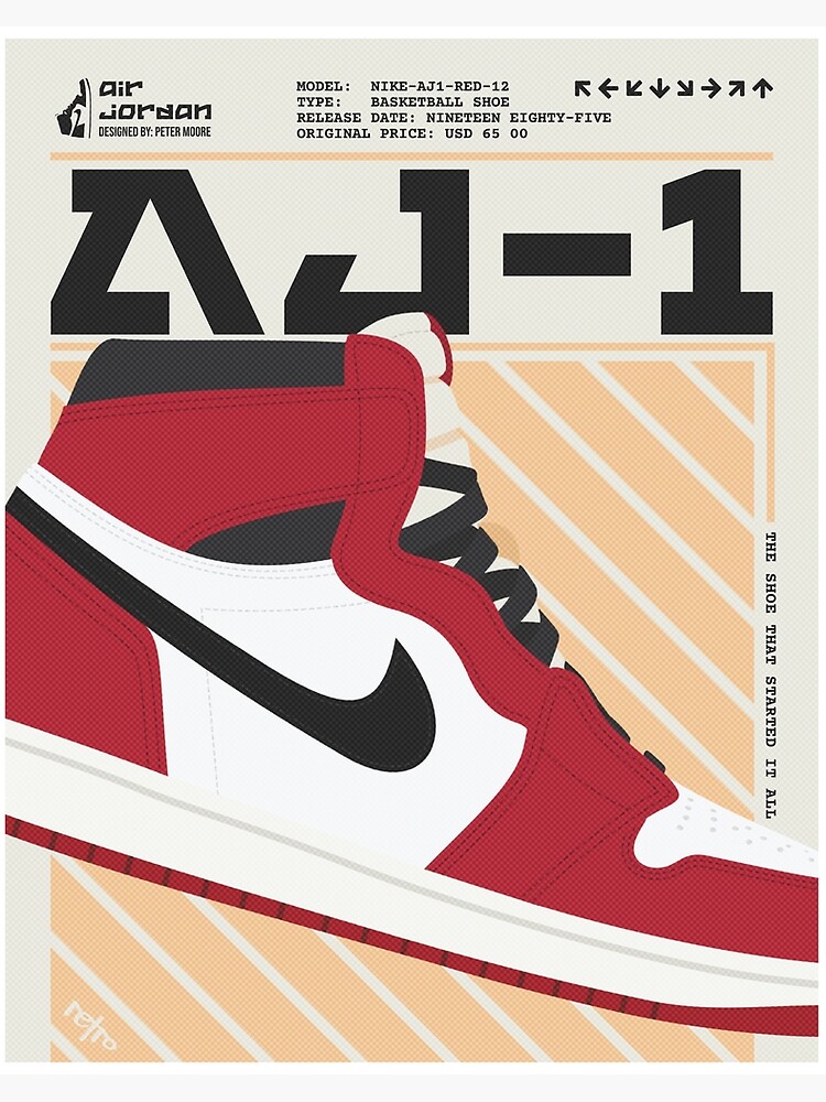 original air jordan poster
