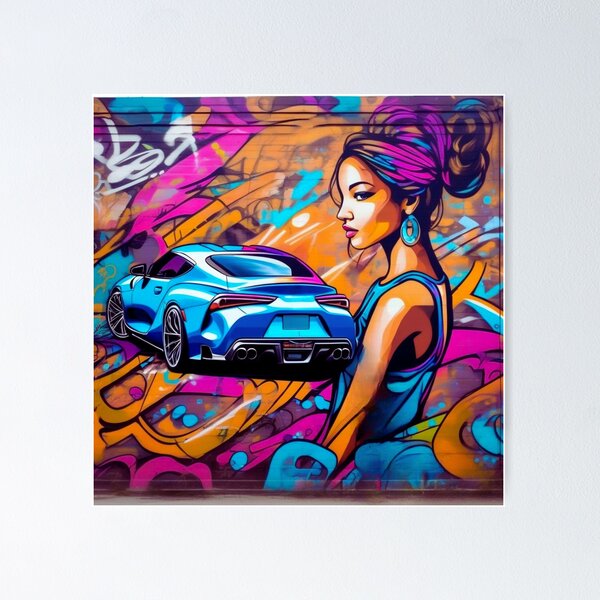 Item preview, Toyota Supra and a girl designed and sold by Cars-Audio-Fans.