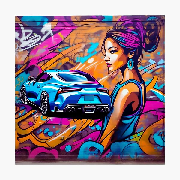 Item preview, Toyota Supra and a girl designed and sold by Cars-Audio-Fans.