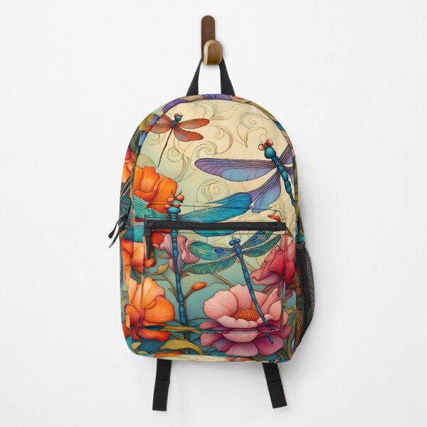Item preview, Dragonflies In Romantic Ninfa Garden designed and sold by Glimmersmith.