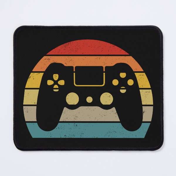 Item preview, Sunset Play: Vintage Gaming Joystick in Retro Radiance designed and sold by GemaDesings.