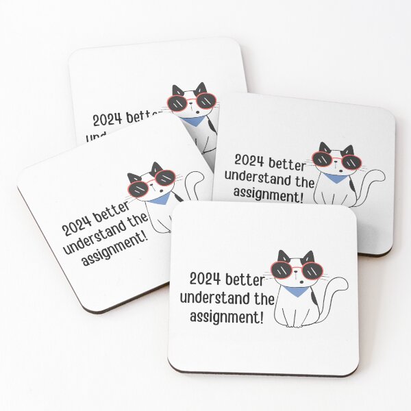 Item preview, 2024 better understand the assignment | funny new year puns designed and sold by PurpleWay.
