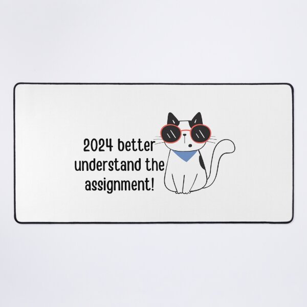 Item preview, 2024 better understand the assignment | funny new year puns designed and sold by PurpleWay.