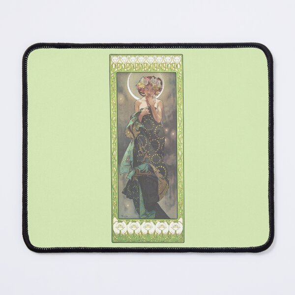 Item preview, The Moon, by Alphonse Mucha. HIGH DEFINITION designed and sold by MINDTHECHERRY.
