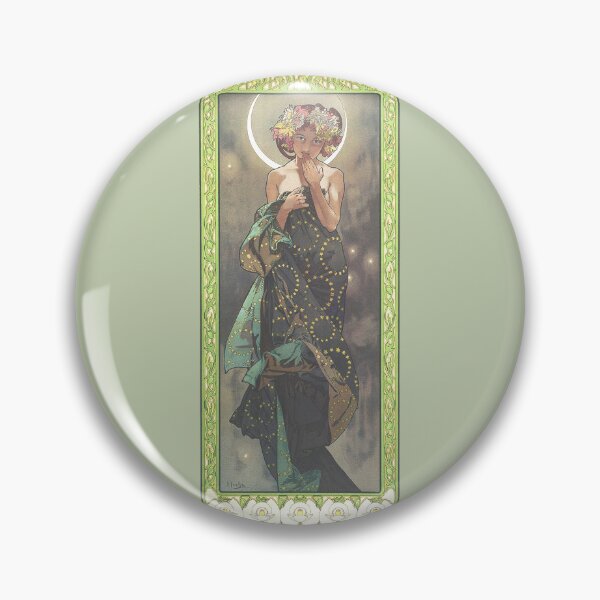 Item preview, The Moon, by Alphonse Mucha. HIGH DEFINITION designed and sold by MINDTHECHERRY.