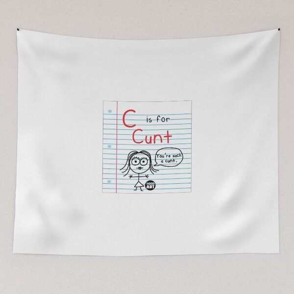 Item preview, C IS FOR CUNT designed and sold by TODD GOLDMAN.