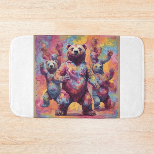 Item preview,  Dancing Bears Tie-Dye Explosion designed and sold by Vigostyle.