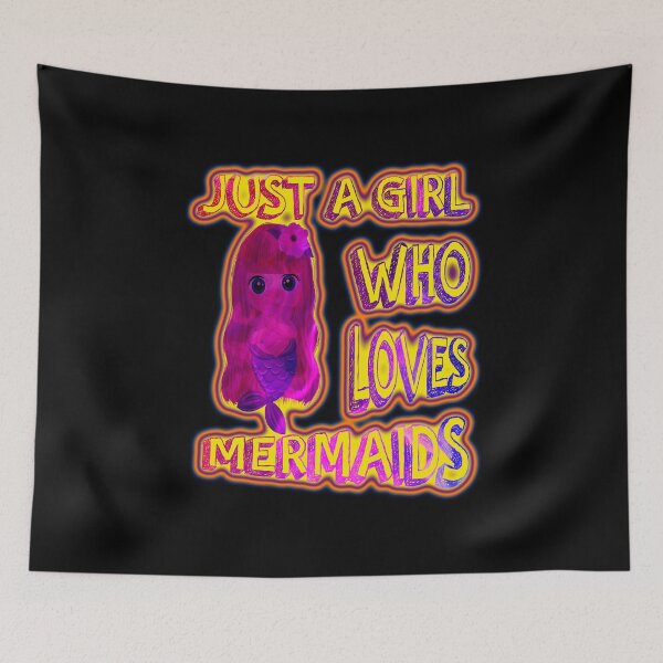 Item preview, just a girl who loves mermaids #1 funny designed and sold by creativerooney.