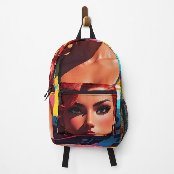Item preview, Vivid Allure: Neon Dreams of a Dynamic Diva designed and sold by ArtComixHaven.