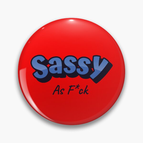 Item preview, Blue Sassy AF Logo designed and sold by GenXaf.