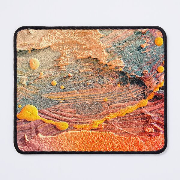 Item preview, abstract textures in red blue yellow designed and sold by Tereza Pilar Art.