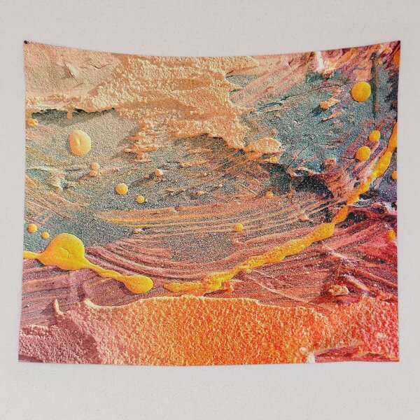 Item preview, abstract textures in red blue yellow designed and sold by Tereza Pilar  Art.
