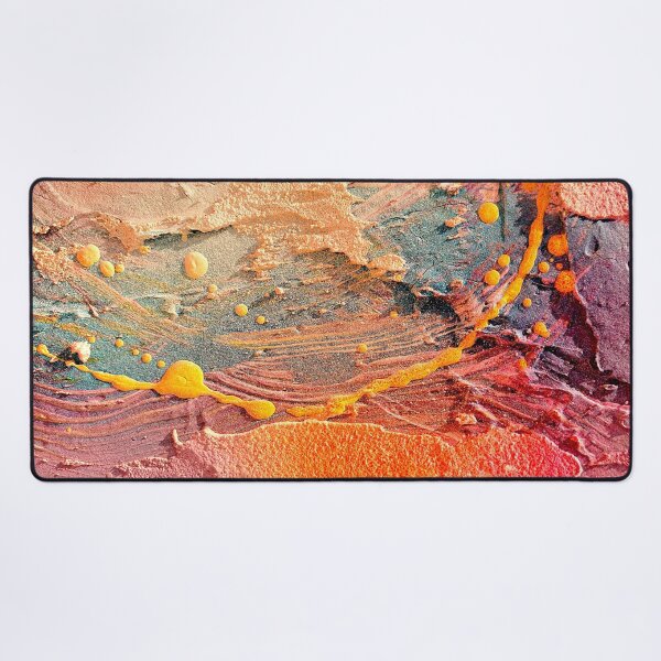 Item preview, abstract textures in red blue yellow designed and sold by Tereza Pilar  Art.
