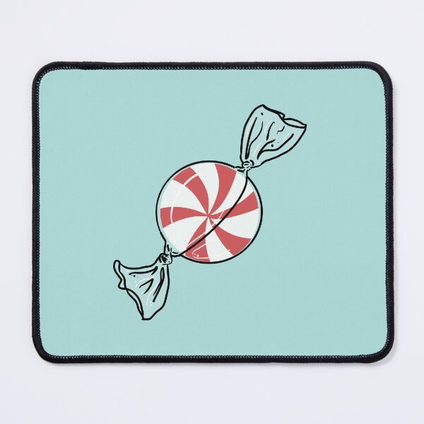 Item preview, Peppermint in wrapper on blue  designed and sold by AdventuresOy.