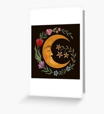Tarjeta de felicitación Luna de verano