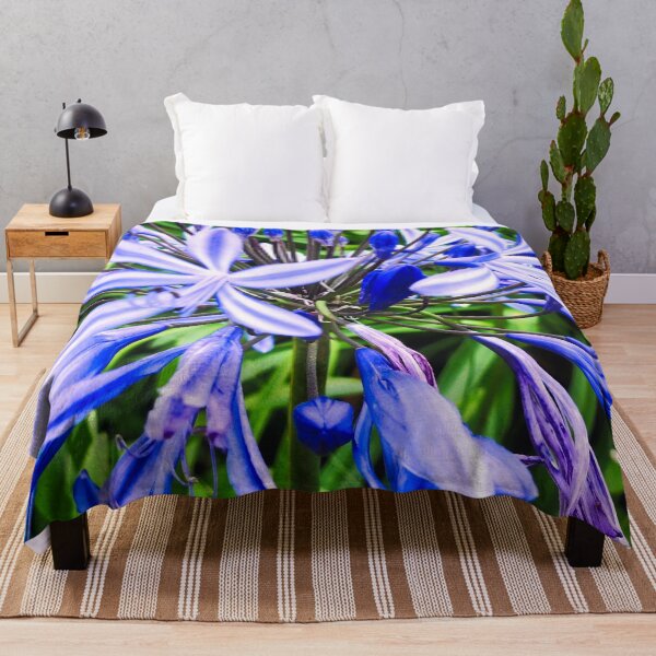 Item preview, Lily-of-the-Nile Blue Purple Flower designed and sold by Marco Sales.