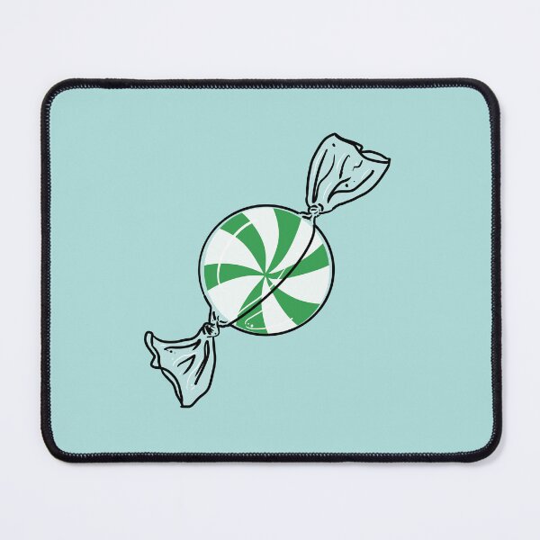 Item preview, Spearmint in wrapper on blue  designed and sold by AdventuresOy.