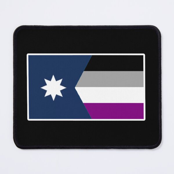 Item preview, New Minnesota Flag LGBTQ Asexual Pride Flag designed and sold by brizodesign.