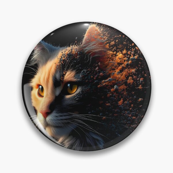 Item preview, Cosmic Kitten: This Tabby Astronaut is Ready for Liftoff (Funny Cat Splash Art) designed and sold by Aroncross111.