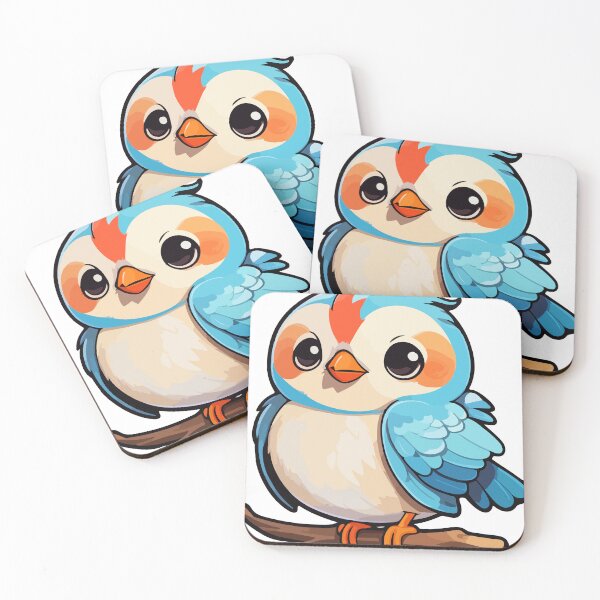 Item preview, Blue bird with tuft designed and sold by StickerLab4.