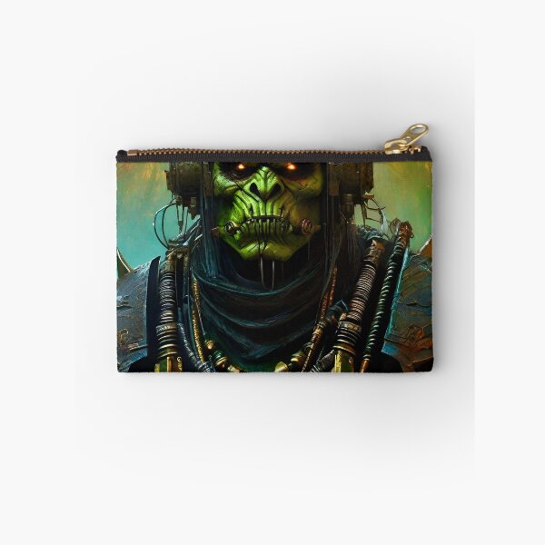 Item preview, Wastelands Cyber Orc - Surreal Sci Fi Fantasy art designed and sold by Delerat7.