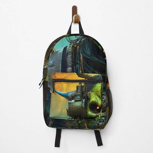 Item preview, Wastelands Cyber Orc - Surreal Sci Fi Fantasy art designed and sold by Delerat7.