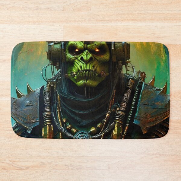 Item preview, Wastelands Cyber Orc - Surreal Sci Fi Fantasy art designed and sold by Delerat7.
