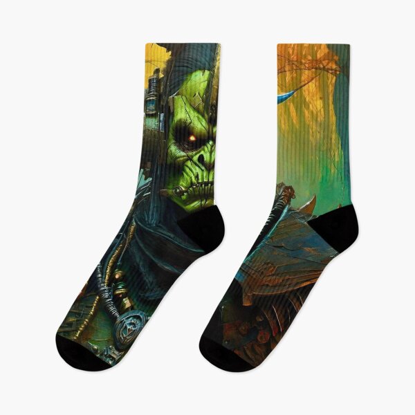 Item preview, Wastelands Cyber Orc - Surreal Sci Fi Fantasy art designed and sold by Delerat7.