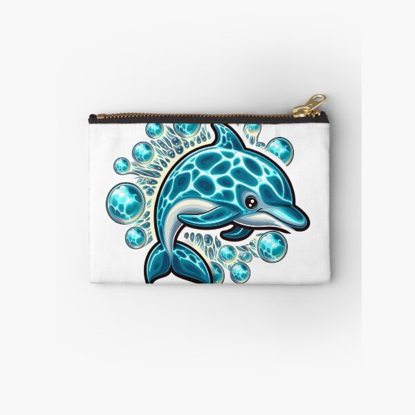 Item preview, Bubble Ballet: Dolphin's Cosmic Aquatics designed and sold by AI-Only Creations.