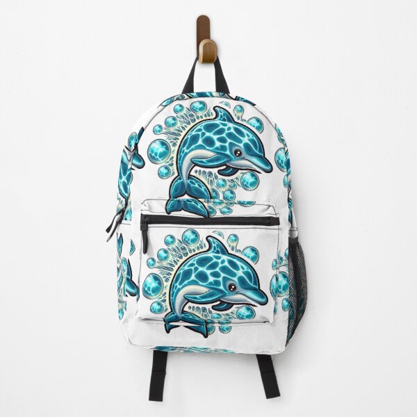 Item preview, Bubble Ballet: Dolphin's Cosmic Aquatics designed and sold by AI-Only Creations.