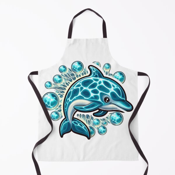 Item preview, Bubble Ballet: Dolphin's Cosmic Aquatics designed and sold by AI-Only Creations.