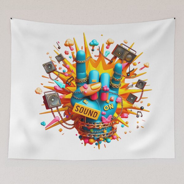 Item preview, "Sound on" Hand designed and sold by Glariix.