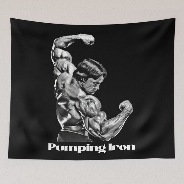 Item preview, Pumping iron Arnold schwarzenegger Fan art. designed and sold by HuzaifaNaveedh.