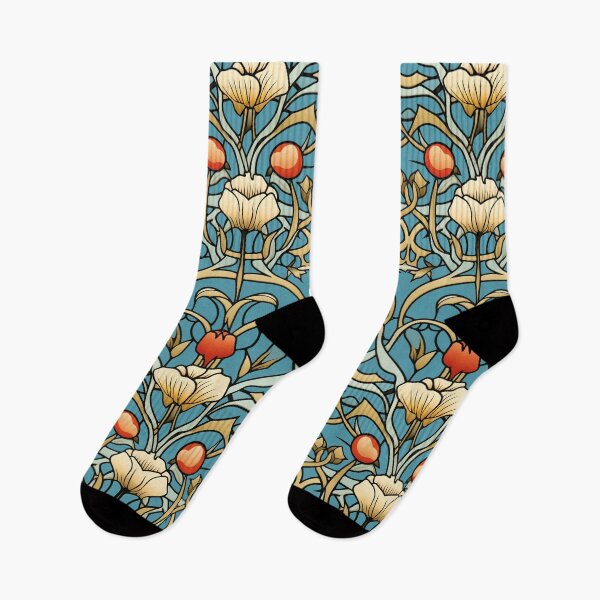 Item preview, Art Deco Nouveau Inspired Floral Tapestry designed and sold by digitalvintage.