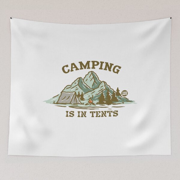 Item preview, CAMPING IN TENTS designed and sold by TODD GOLDMAN.