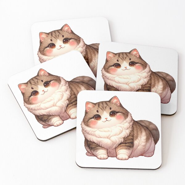 Item preview, A chubby fluffy cat designed and sold by UmaKitzler.
