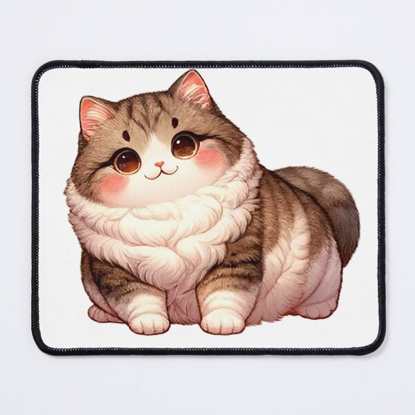 Item preview, A chubby fluffy cat designed and sold by UmaKitzler.